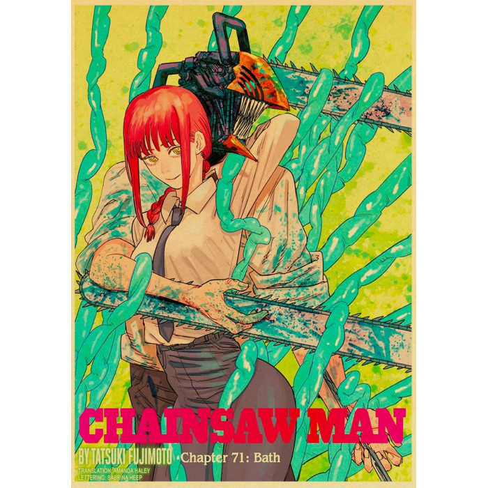Poster Chainsaw Man Denji x Makima