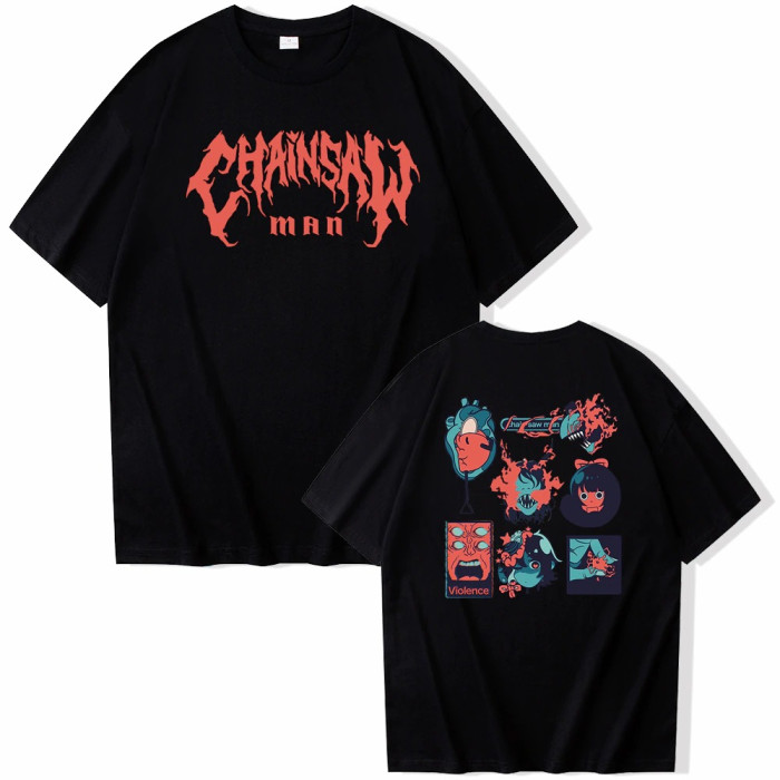 T-shirt Chainsaw Man Violence