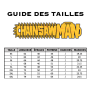 T-shirt Chainsaw Man Makima guide des tailles